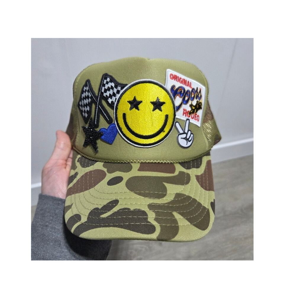 OTTO Collection Custom Original Coors Rodeo Patch Camo Trucker Hat